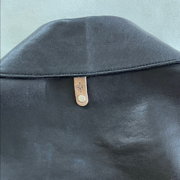 Mackage Black Leather Biker Jacket - Picture 8 of 8